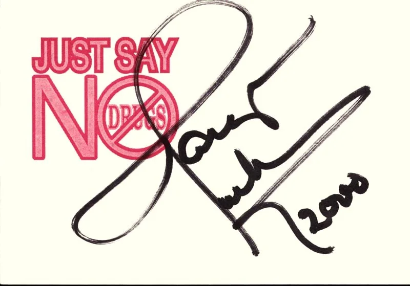 Tanya Tucker — TANYA TUCKER - PRINTED CARD SIGNED IN INK 2000