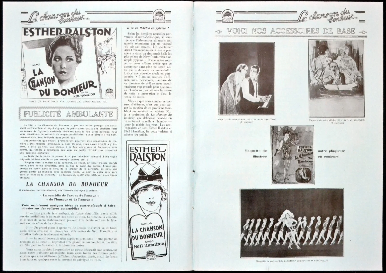 TEN MODERN COMMANDMENTS 1927 Esther Ralston, Neil Hamilton FRENCH PRESSBOOK, изображение 4