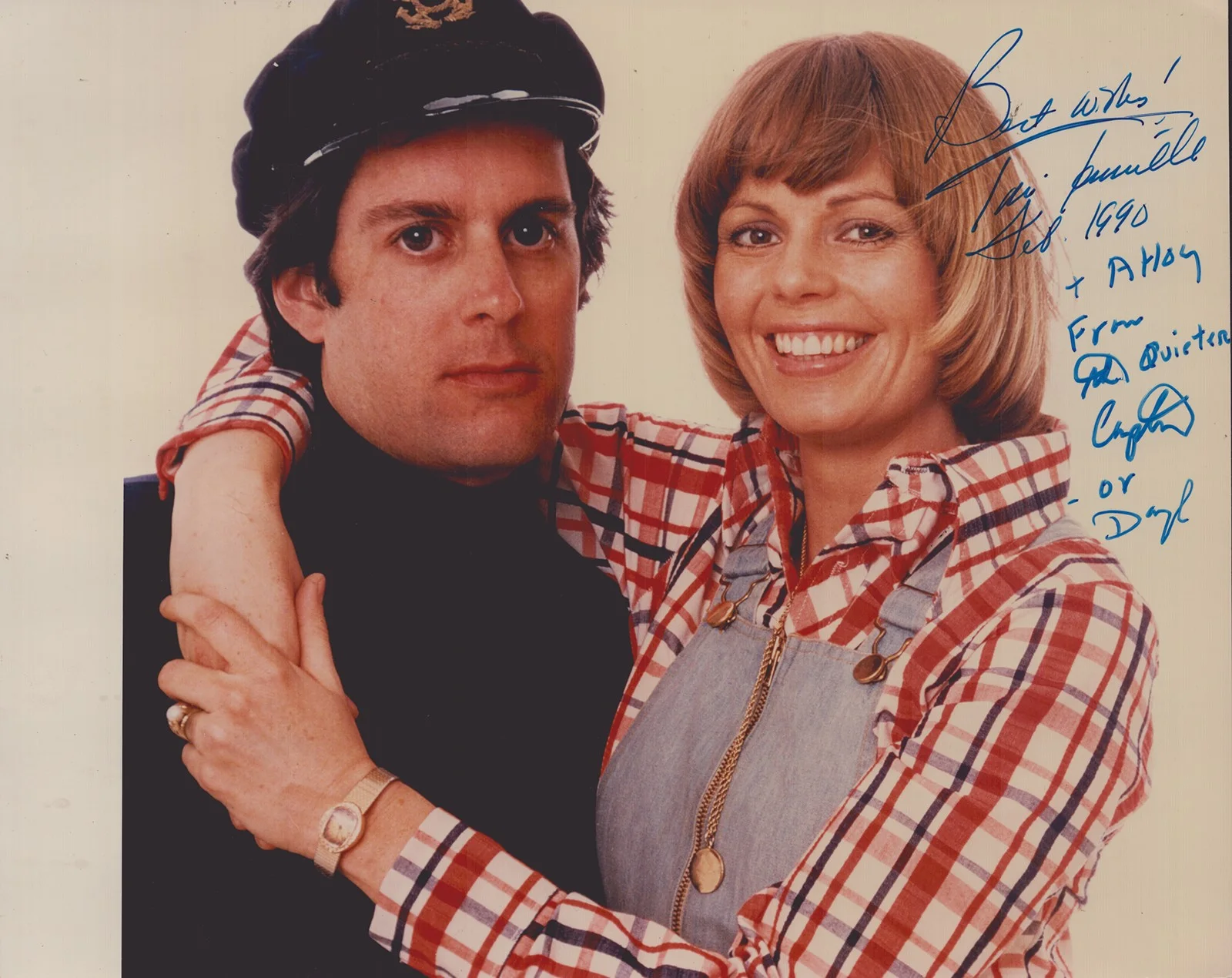 Captain & Tennille, Toni Tennille, Daryl Dragon — & TENNILLE - AUTOGRAPHED SIGNED PHOTOGRAPH 02/1990 WITH CO-SIGNERS
