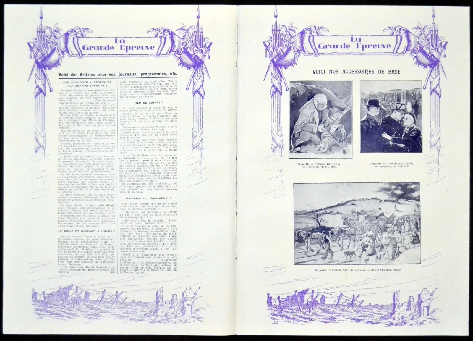 SOUL OF FRANCE 1928 Georges Charlia, Michèle Verly, Jean Murat FRENCH PRESSBOOK, изображение 4