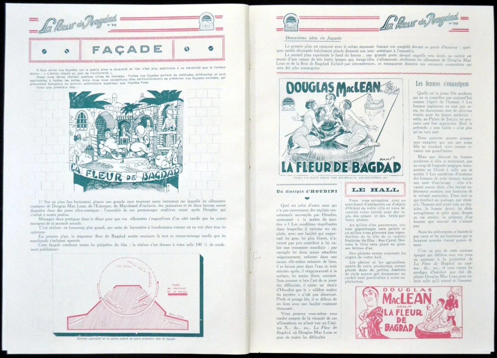 SOFT CUSHIONS 1927 Douglas MacLean, Sue Carol, Boris Karloff FRENCH PRESSBOOK, изображение 3