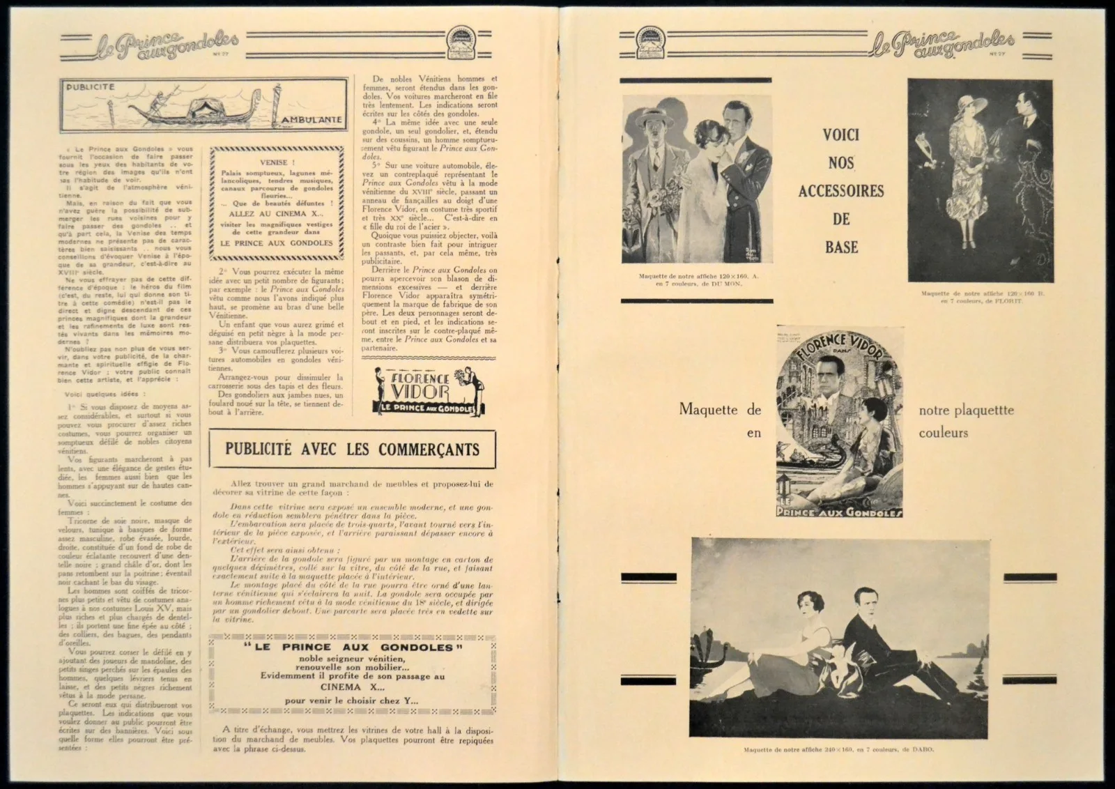 HONEYMOON HATE 1927 Florence Vidor, Tullio Carminati FRENCH PRESSBOOK, image 4