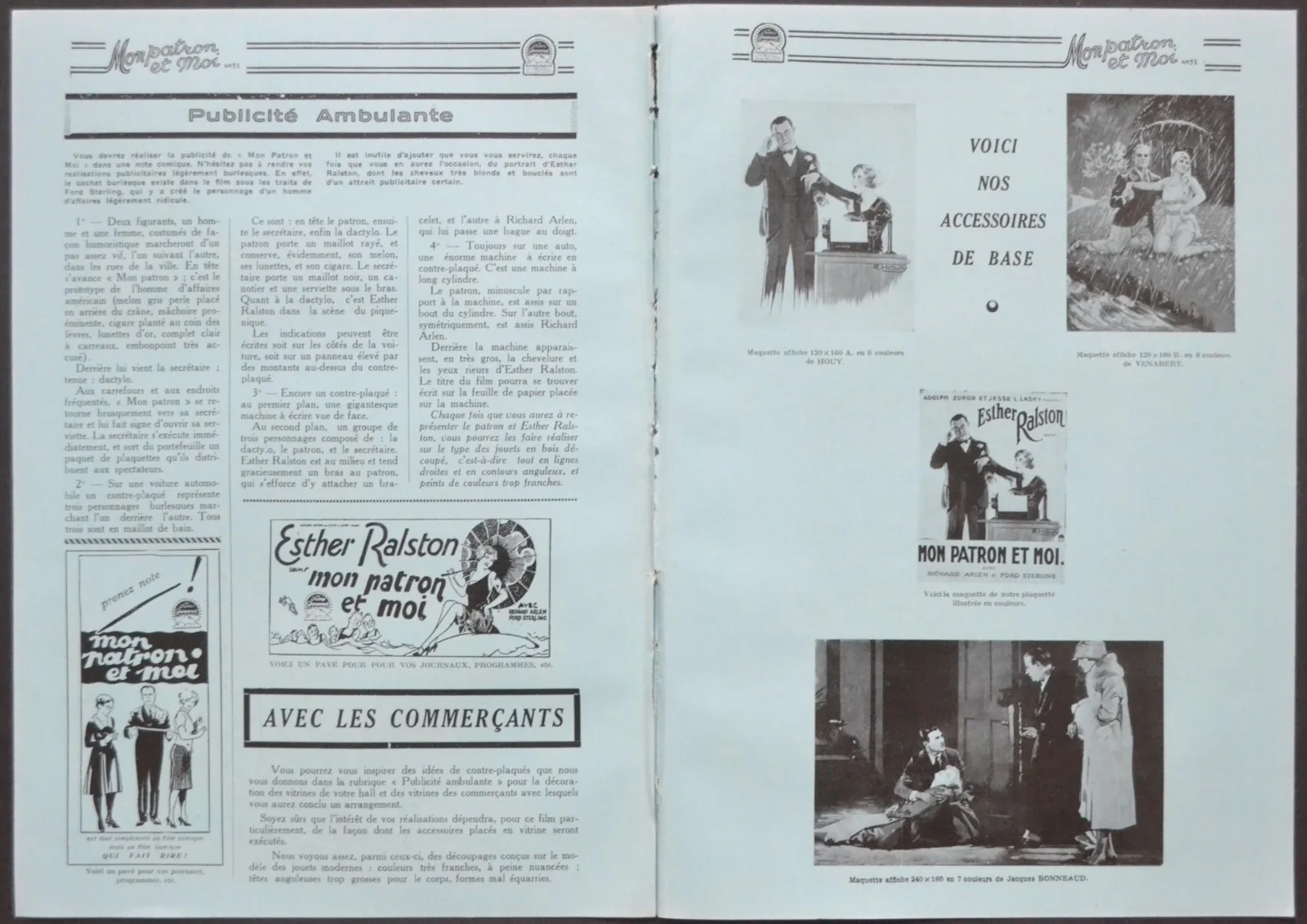 FIGURES DON’T LIE 1927 Esther Ralston, Richard Arlen FRENCH PRESSBOOK, изображение 4