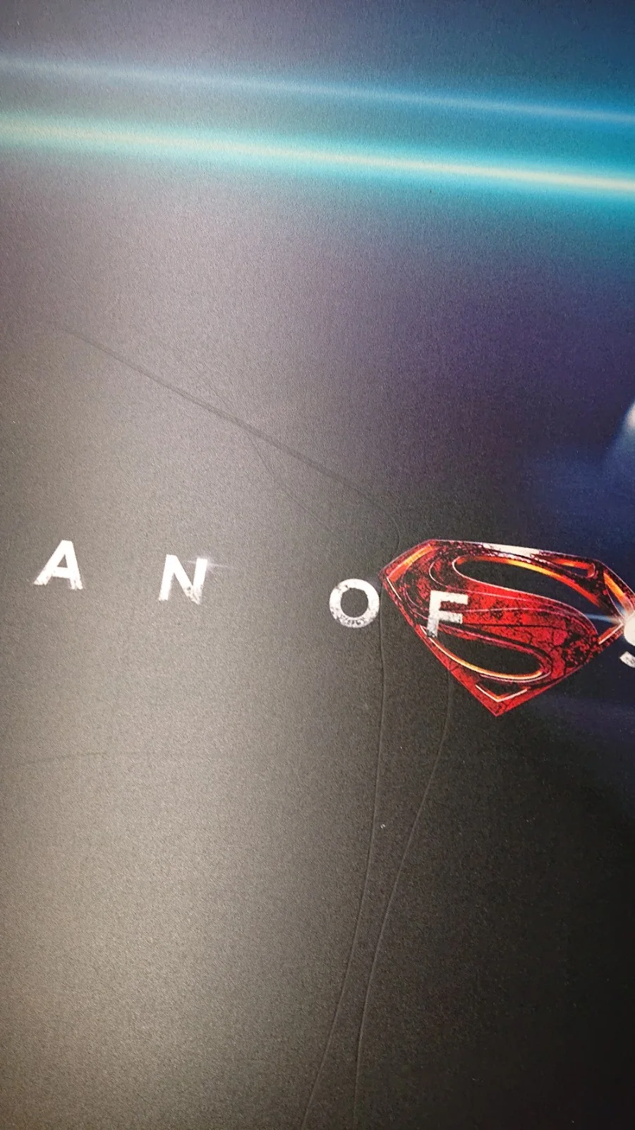 SUPERMAN MAN OF STEEL 102 x 77CM BILLBOARD CARD (Signed by Michael Shannon), изображение 2