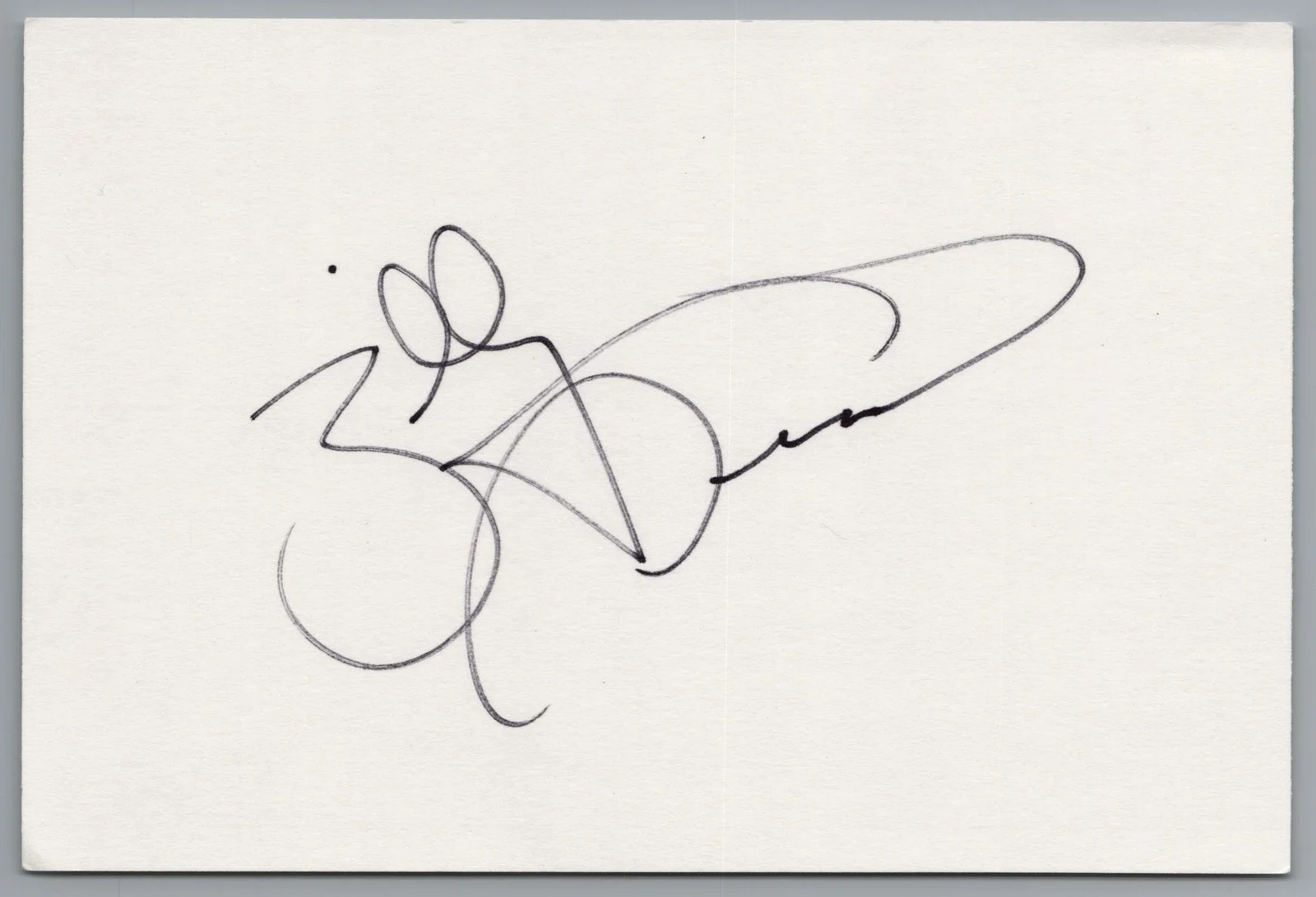 Billy Dean — Billy Dean Signed 4x6 Index Card Country Singer Songwriter Autographed