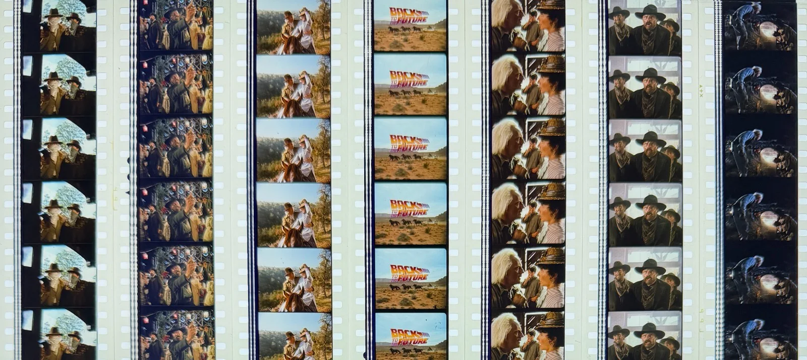 Back To The Future Part 3 1990 Very Rare Unmounted Genuine 35mm Film Cells, изображение 4