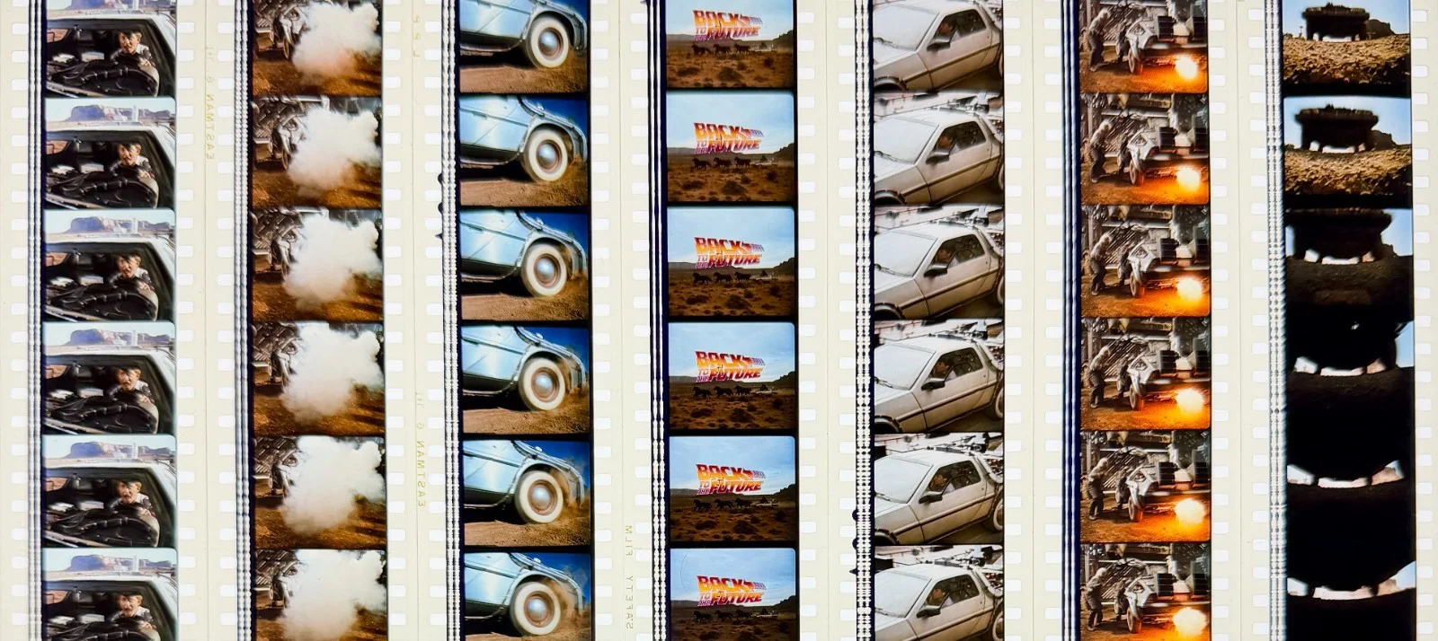 Back To The Future Part 3 1990 Very Rare Unmounted Genuine 35mm Film Cells, изображение 5