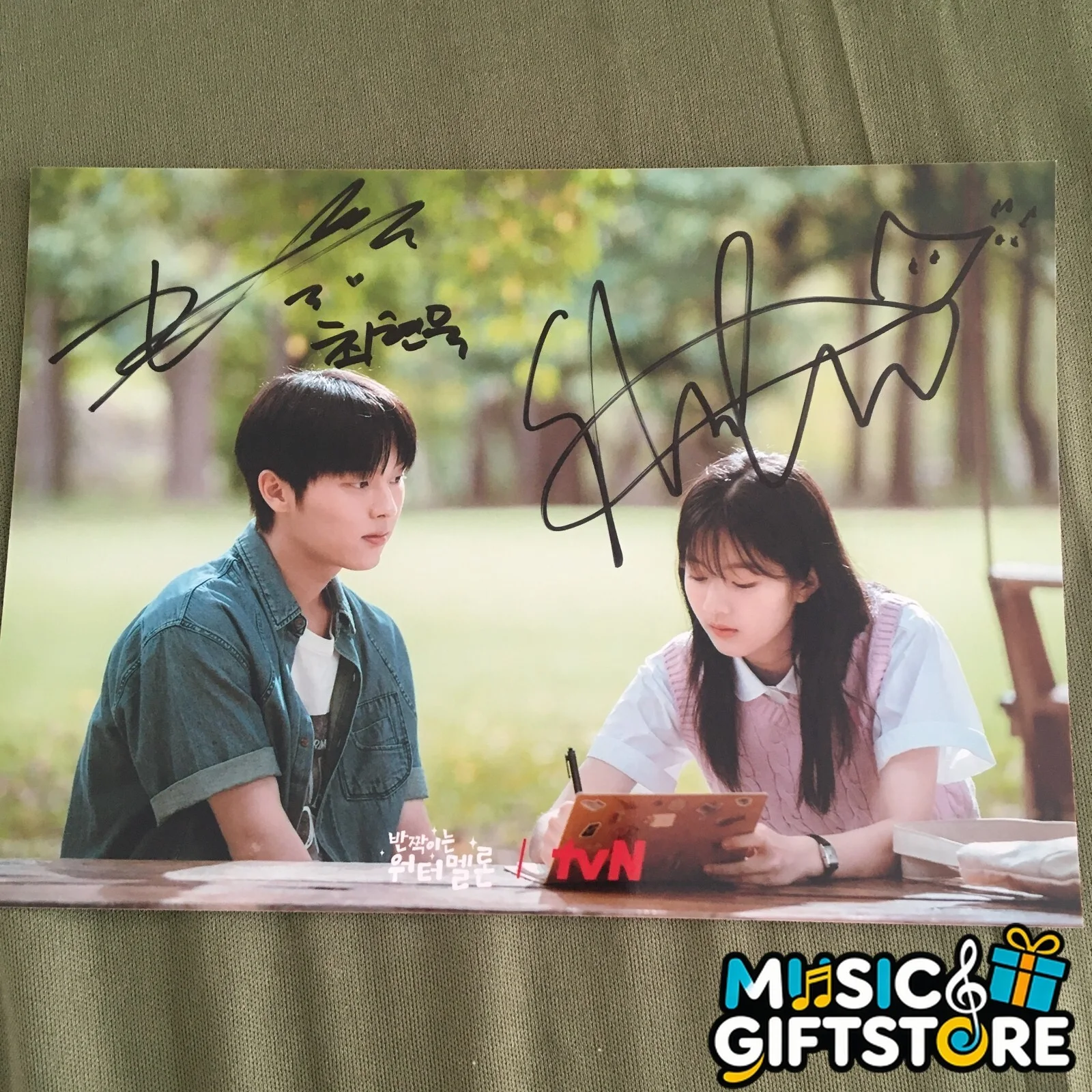 Twinkling Watermelon Choi Hyun Wook Shin Autographed Signed Photo K-POP B #MUGS, изображение 4
