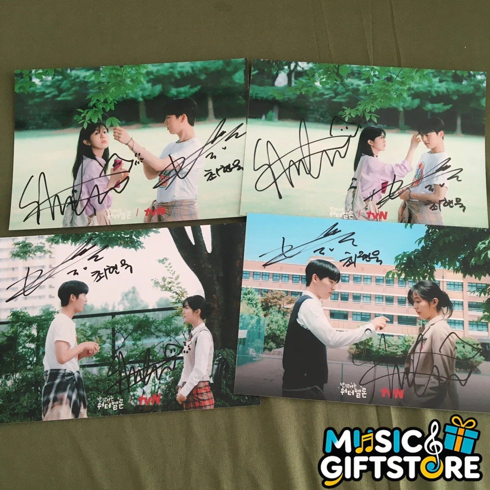 Twinkling Watermelon Choi Hyun Wook Shin Autographed Signed Photo K-POP 2023 #MU, изображение 2