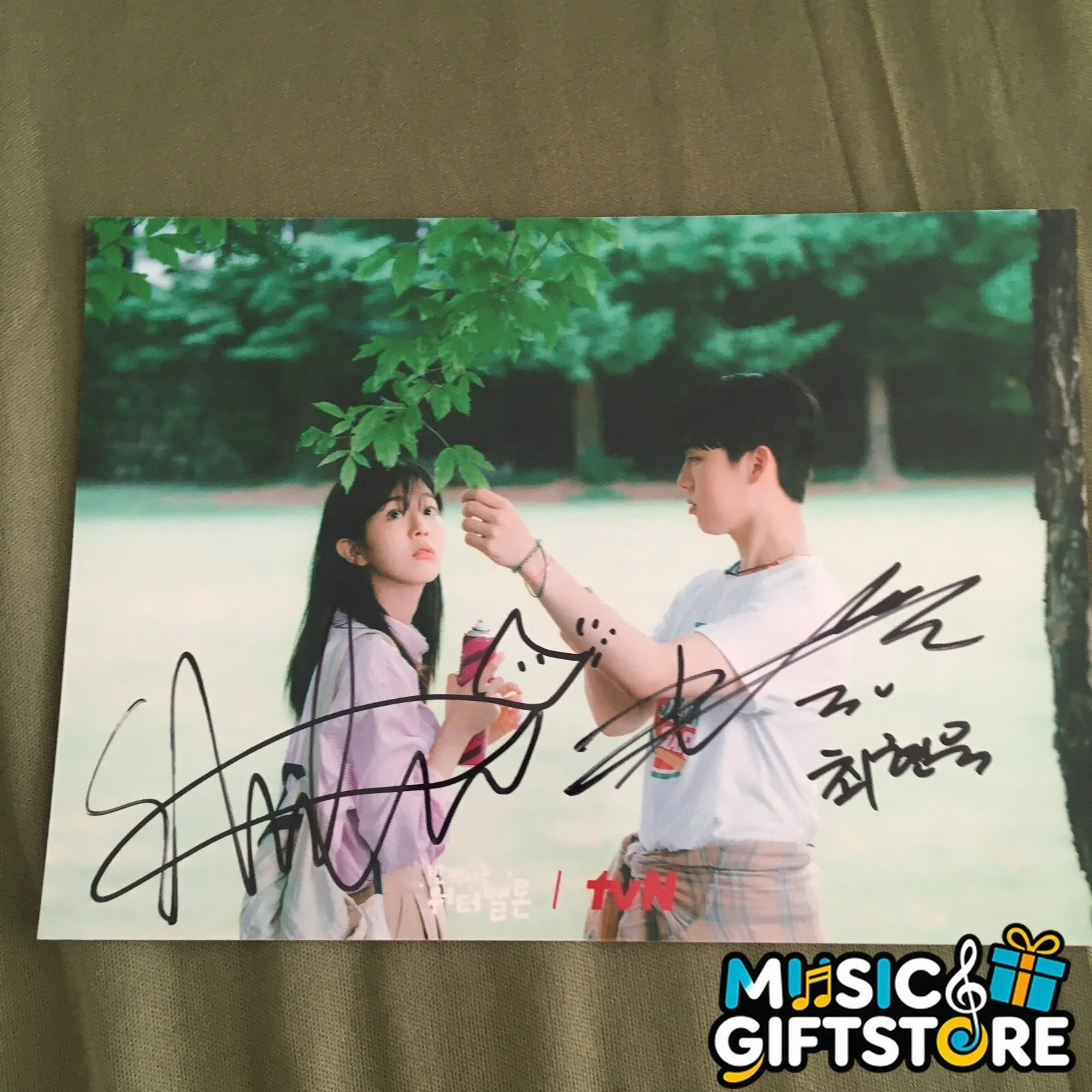 Twinkling Watermelon Choi Hyun Wook Shin Autographed Signed Photo K-POP 2023 #MU, изображение 4