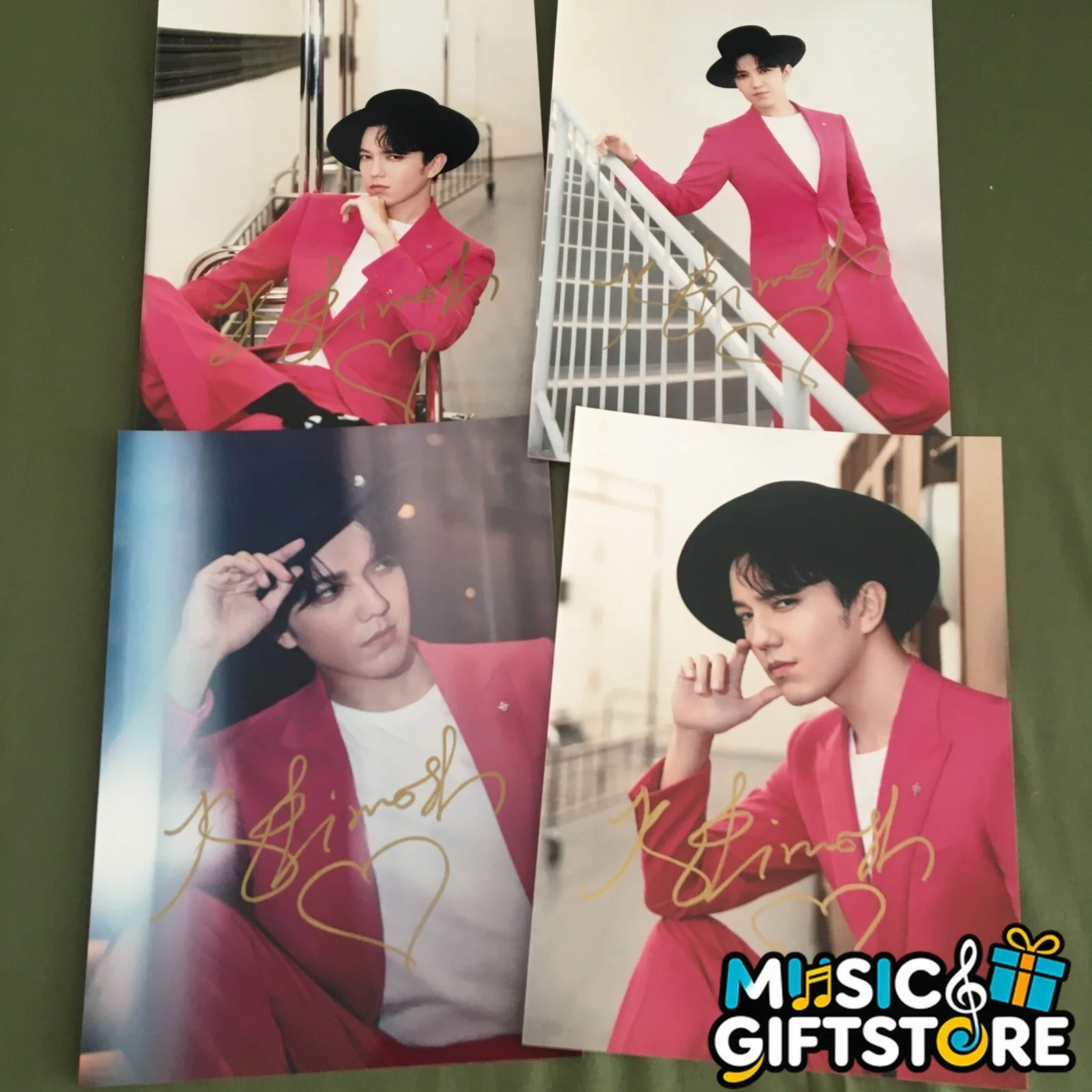 Dimash Autographed Signed Photo 4*6 Singer Collection GIFTS rare 2023A #MUGS, изображение 2