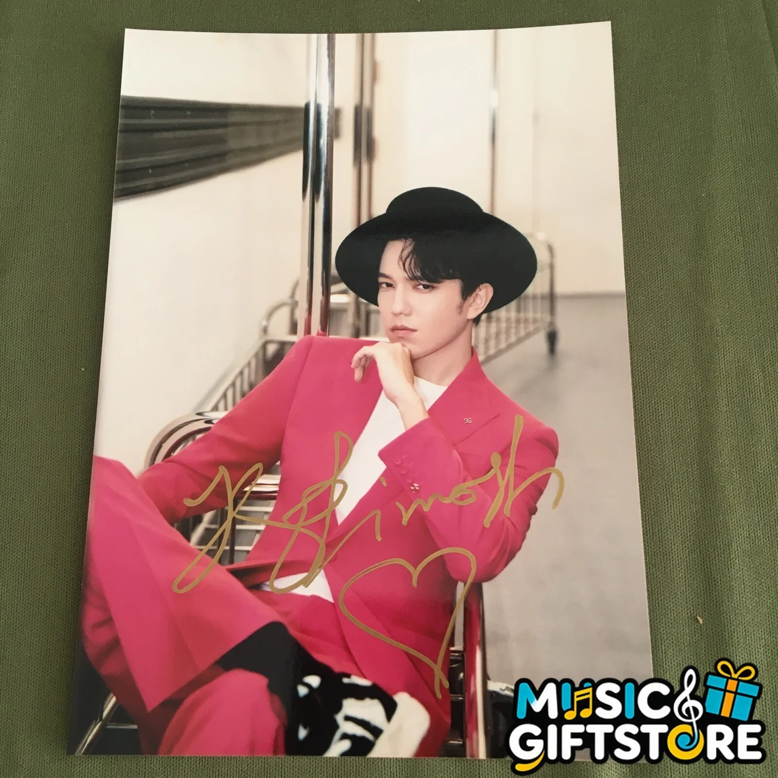 Dimash Autographed Signed Photo 4*6 Singer Collection GIFTS rare 2023A #MUGS, изображение 5