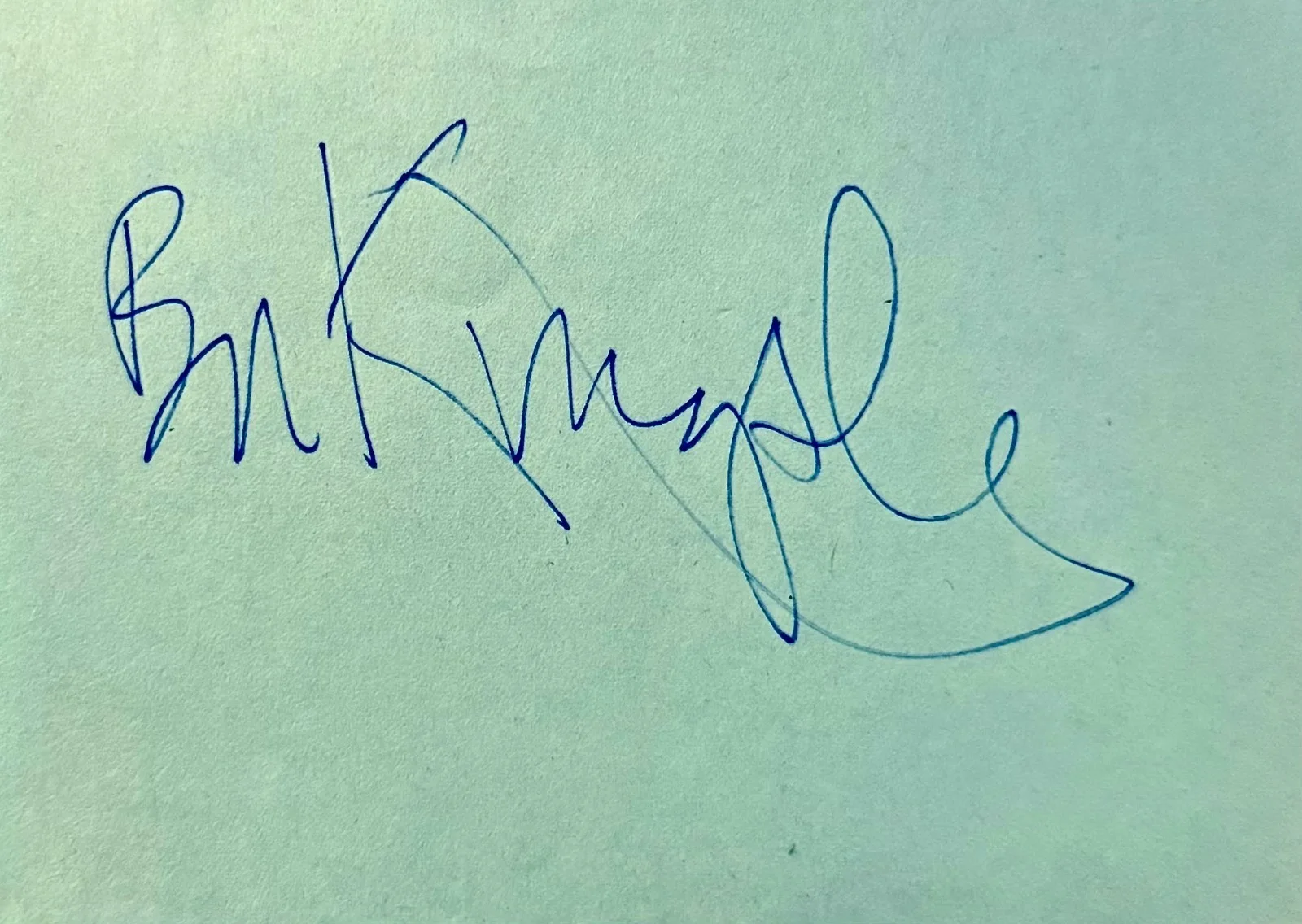 Ben Kingsley — BEN KINGSLEY Signed Autograph 4"x 5" ALBUM PAGE Schindler's List Species GANDHI, изображение 3