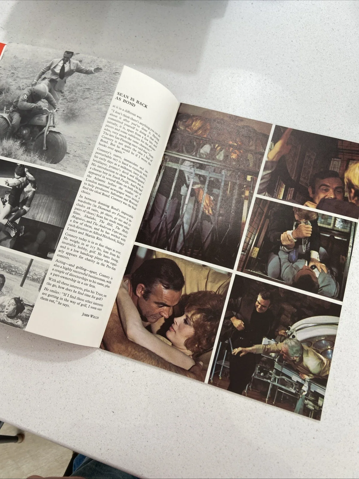 James Bond 007 Diamonds Are Forever Original Film Brochure 1971 Great Condition, image 5