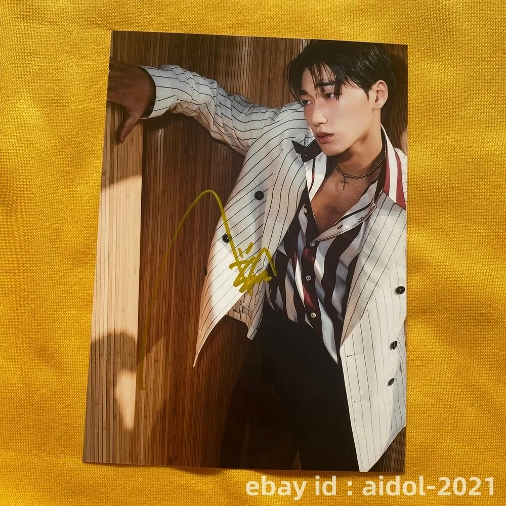 ATEEZ SAN Autographed Signed Photo 5*7 K-POP Collection 2026, image 3