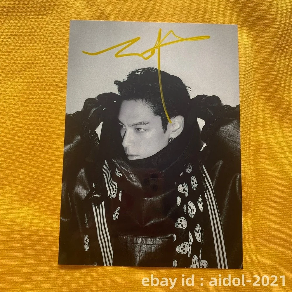 BIGBANG T.O.P TOP Autographed Signed Photo PIcture K-POP Collection 5*7 2026, image 4