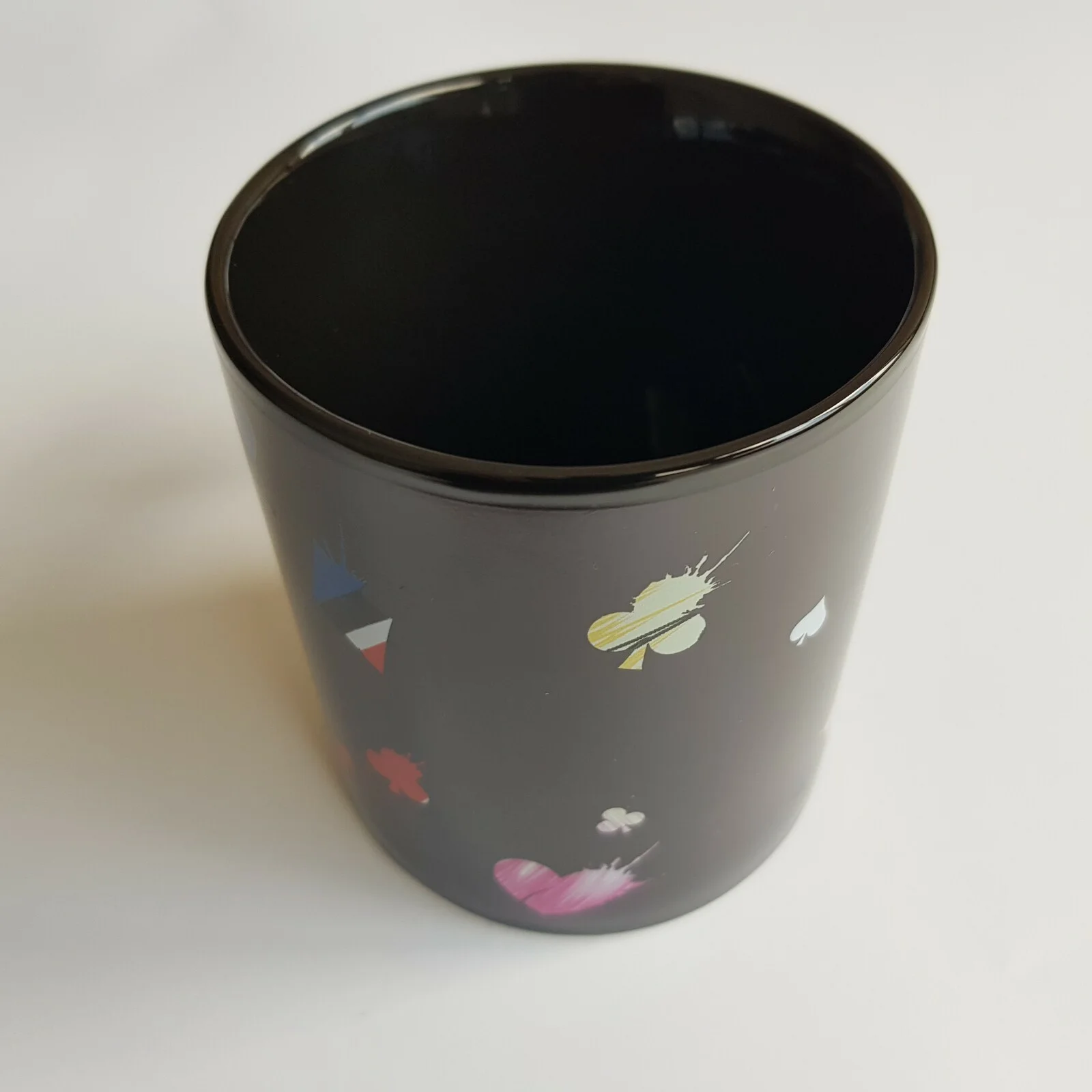 Batman Joker DC Comic ceramic coffee tea mug playing cards black Half Moon Bay, image 4