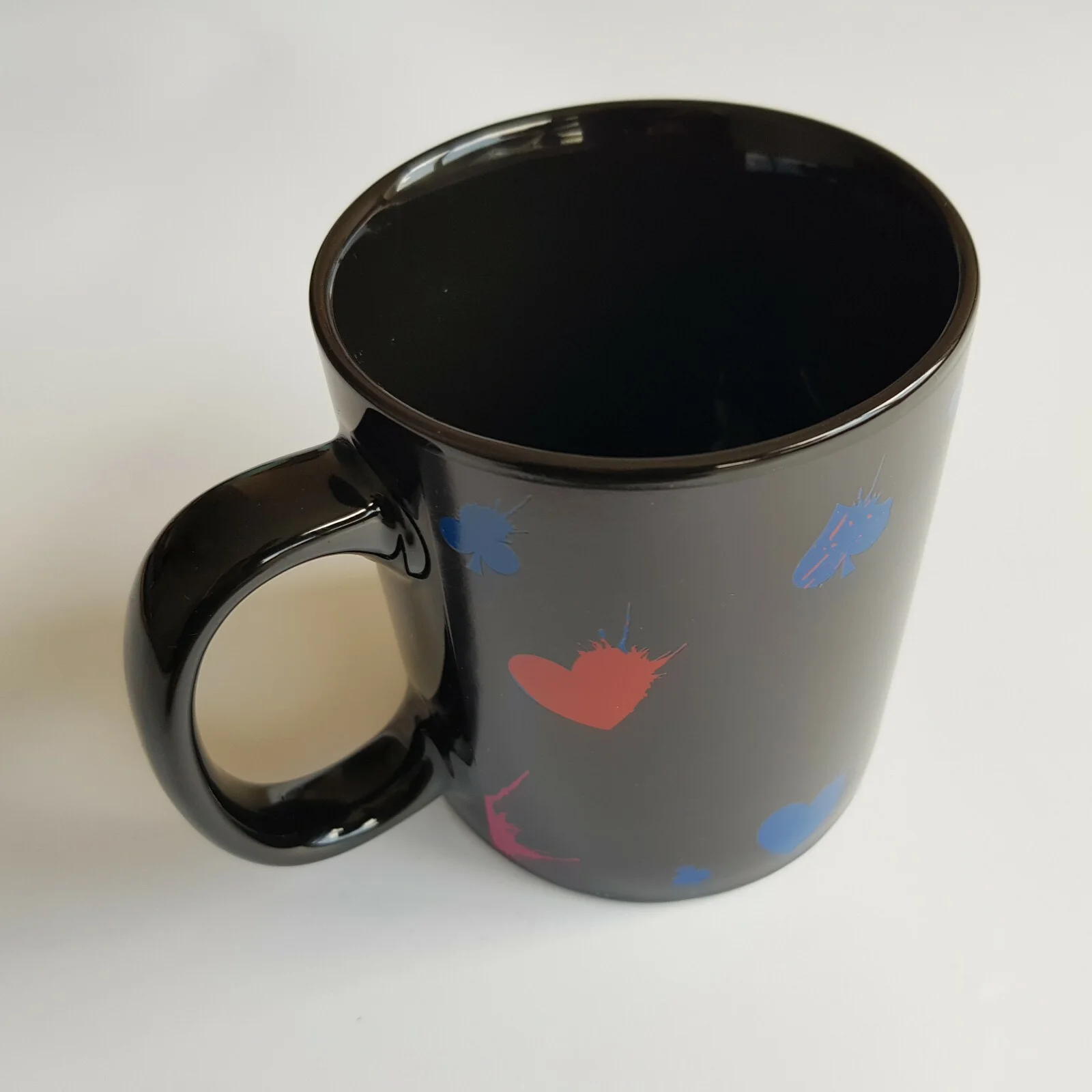 Batman Joker DC Comic ceramic coffee tea mug playing cards black Half Moon Bay, image 5