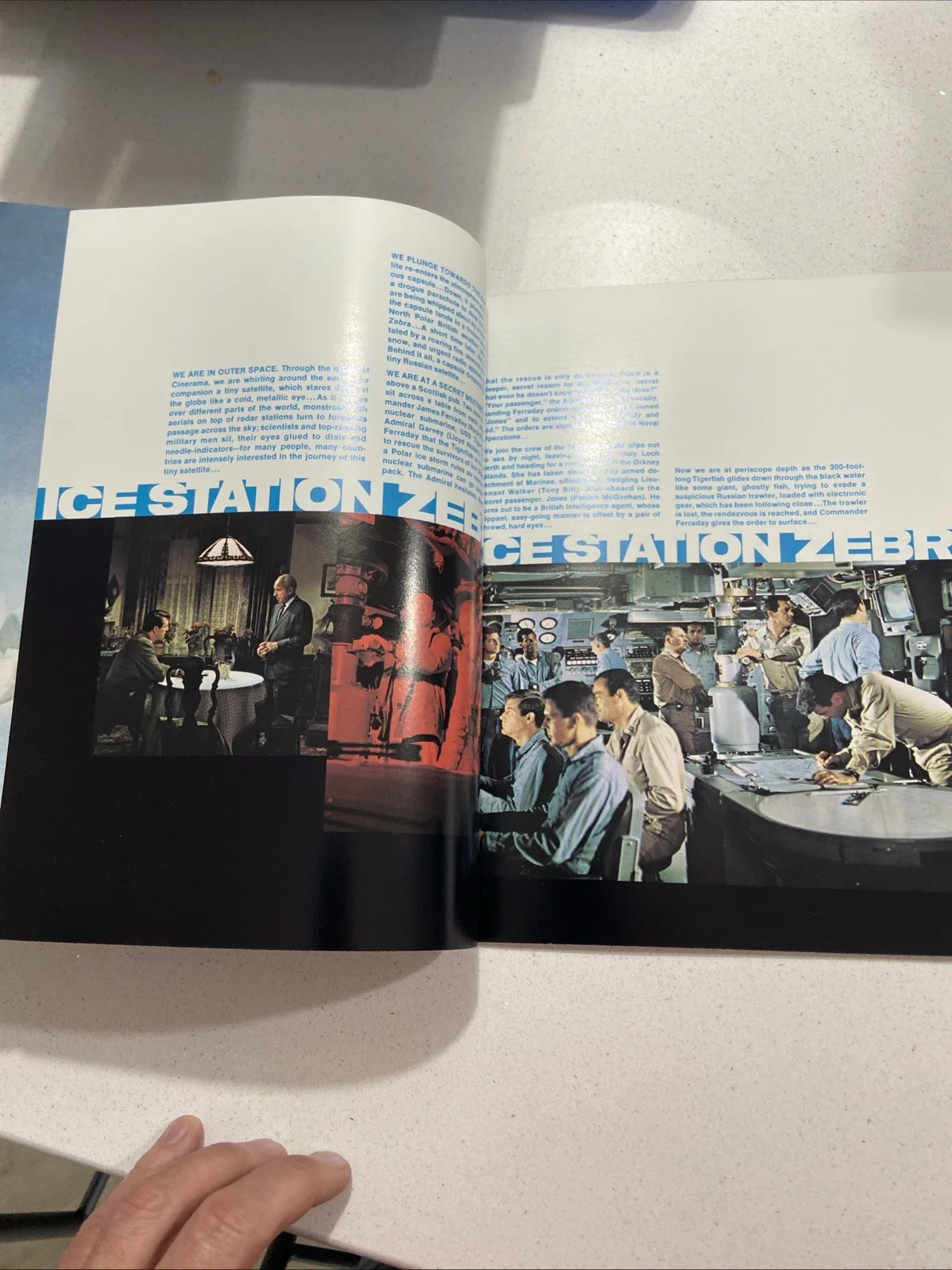Rock Hudson - Ice Station Zebra 1968 UK Film Programme New Condition Immaculate, изображение 5