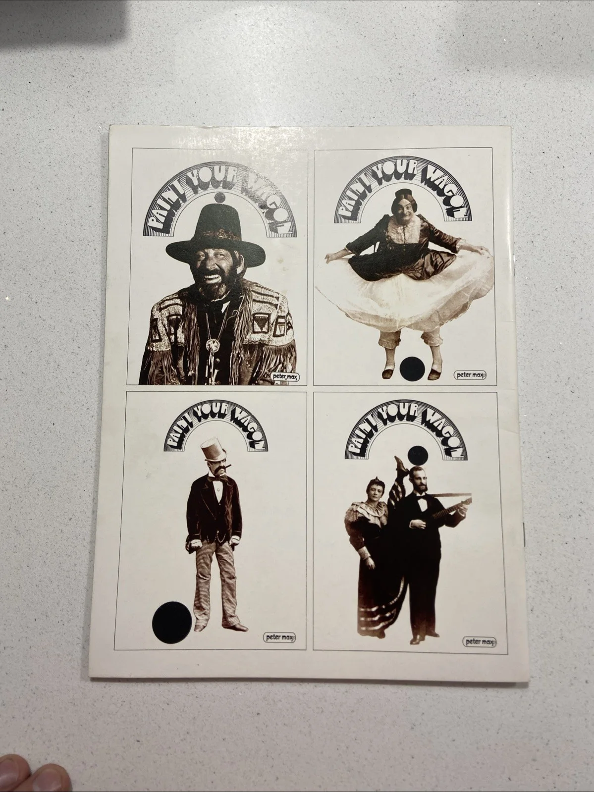 LEE MARVIN - CLINT EASTWOOD- " PAINT YOUR WAGON "- SOUVENIR FILM BROCHURE -UK, изображение 2