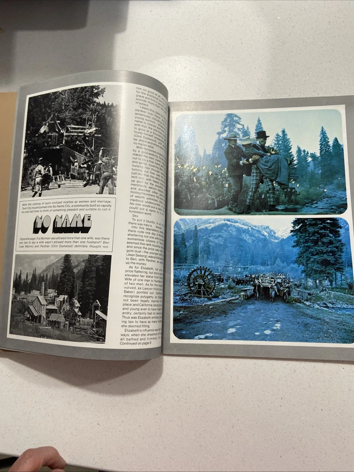 LEE MARVIN - CLINT EASTWOOD- " PAINT YOUR WAGON "- SOUVENIR FILM BROCHURE -UK, изображение 5