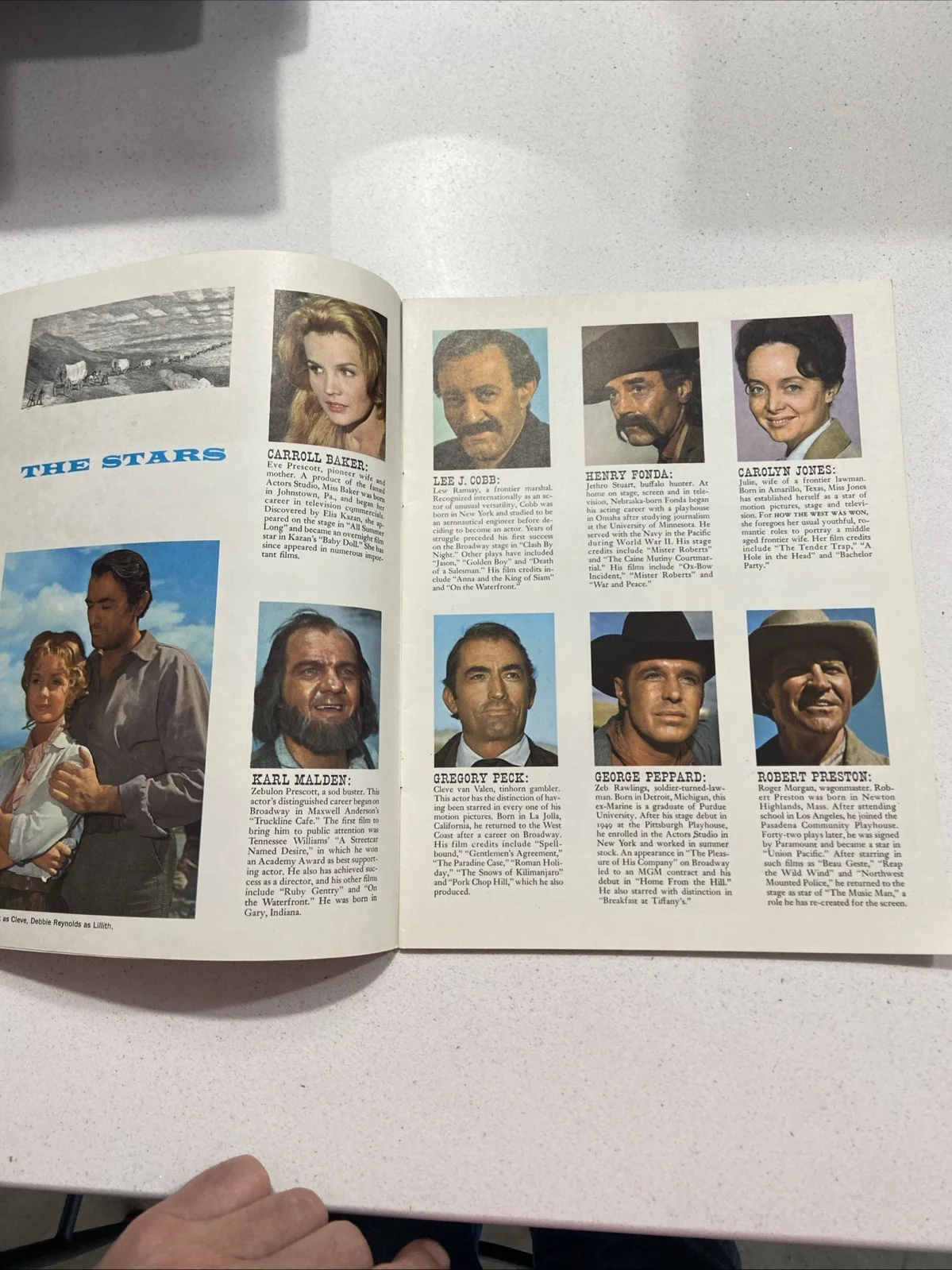 HOW THE WEST WAS WON 1962 movie program SOUVENIR BROCHURE PROGRAMME vintage, image 4