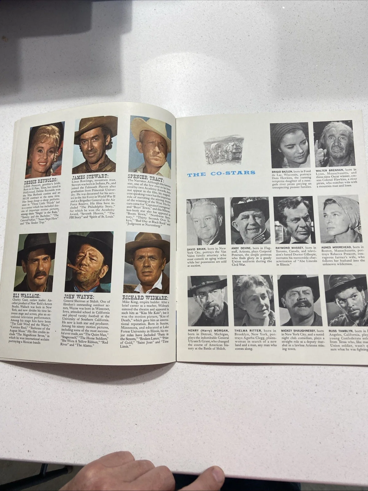 HOW THE WEST WAS WON 1962 movie program SOUVENIR BROCHURE PROGRAMME vintage, image 5