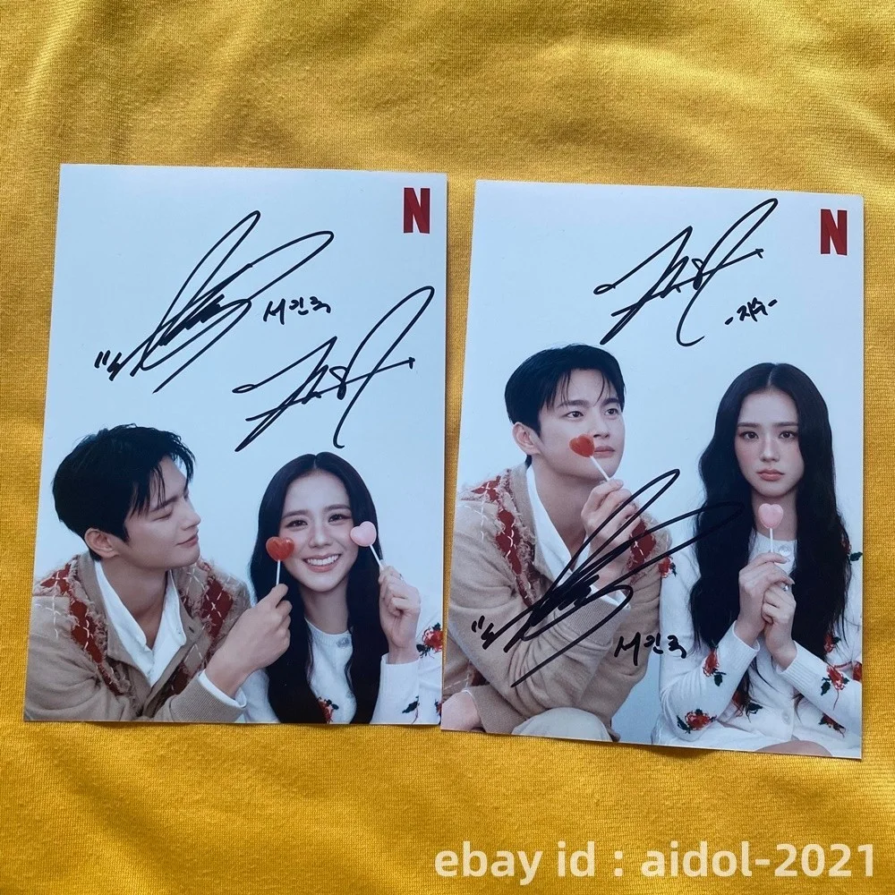 Boyfriend on Demand Jisoo Seo In Guk Autographed Signed Photo K-Drama 5*7 2026C, изображение 2