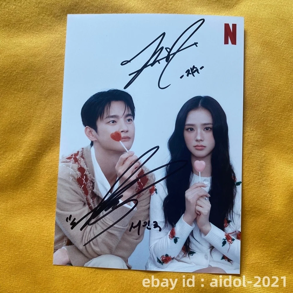Boyfriend on Demand Jisoo Seo In Guk Autographed Signed Photo K-Drama 5*7 2026C, изображение 3