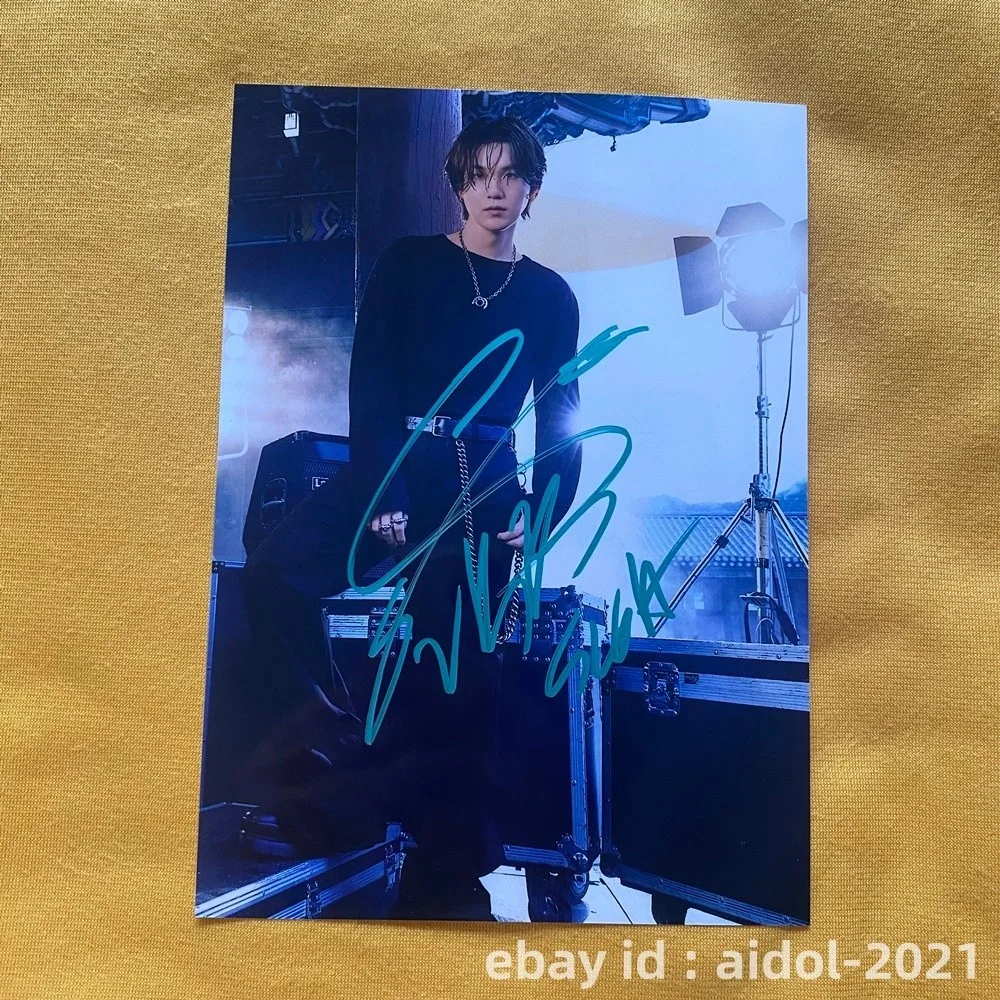 BTS SUGA AUTOGRAPHED SIGNED PHOTO K-POP GIFTS COLLECTION 5*7 2026, изображение 4