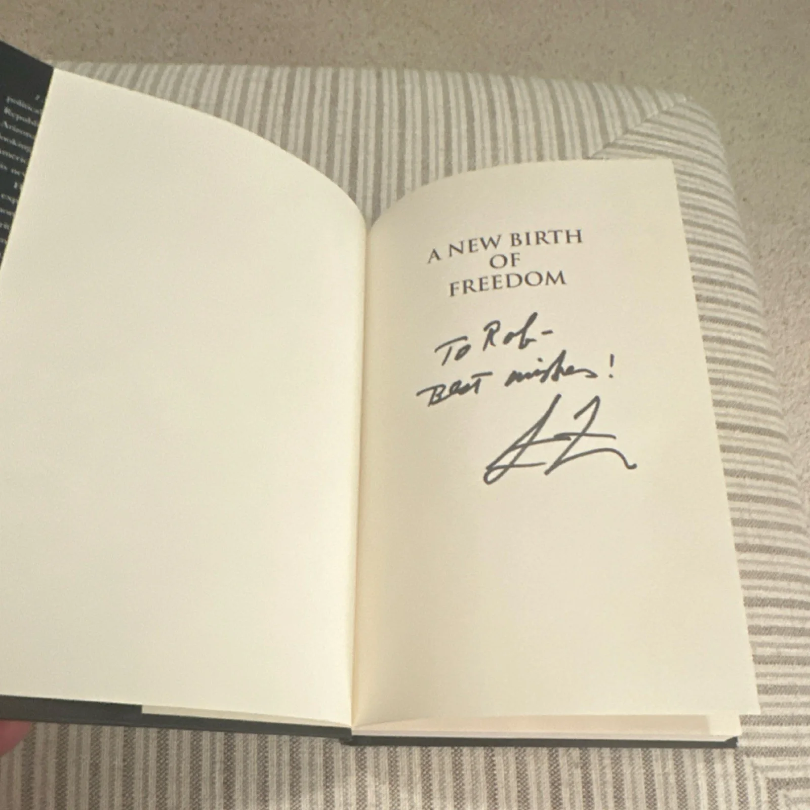 Steve Forbes — SIGNED Steve Forbes A New Birth of Freedom 1st ED/1st Print Hardcover, изображение 4