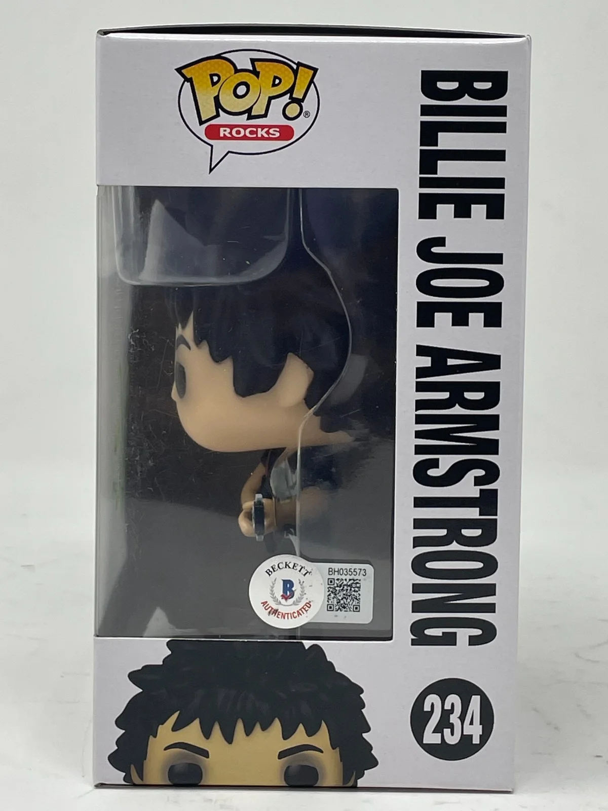Billie Joe Armstrong Signed Autograph Green Day Funko Pop Figure Beckett COA, изображение 3