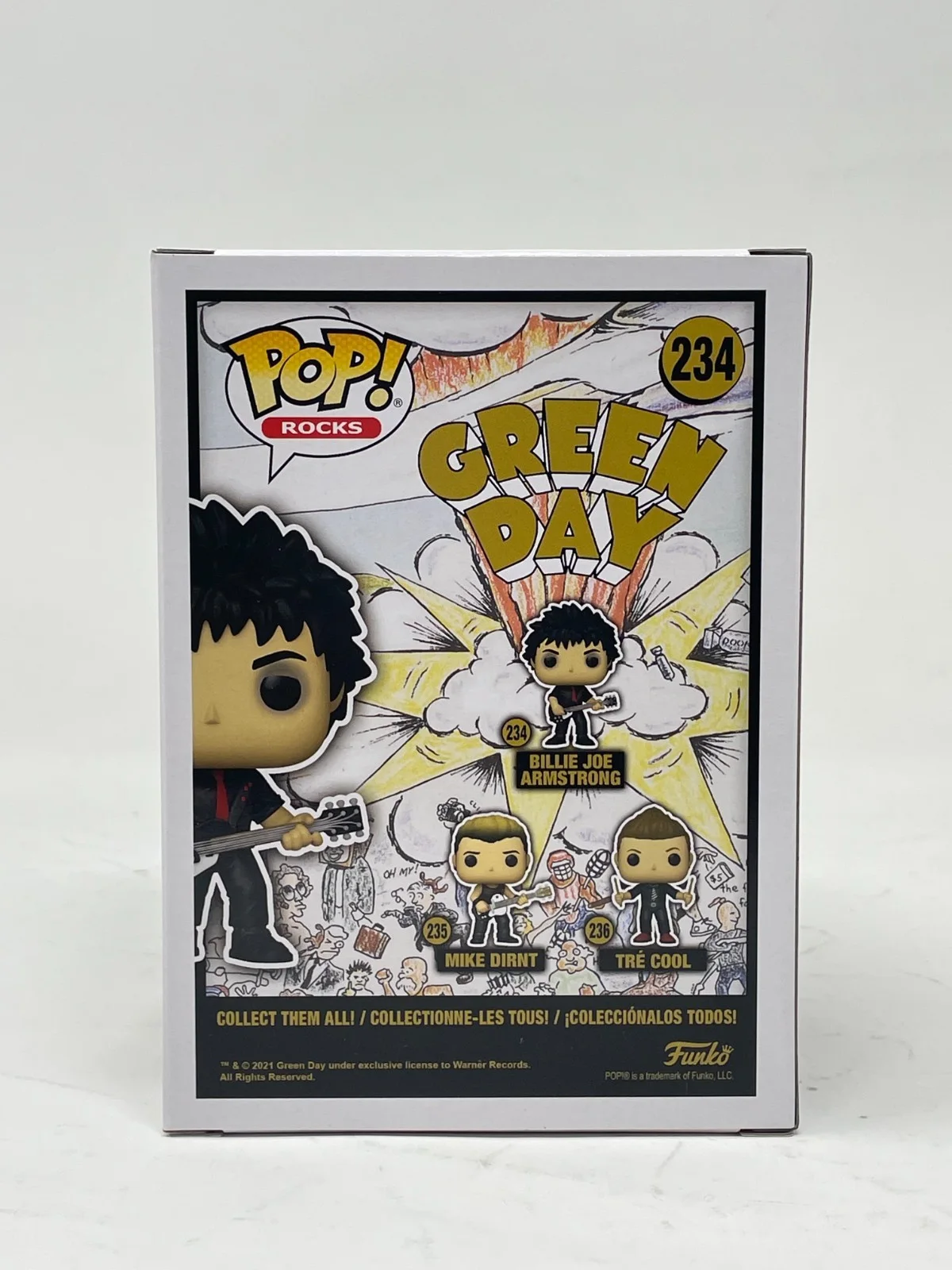 Billie Joe Armstrong Signed Autograph Green Day Funko Pop Figure Beckett COA, изображение 5