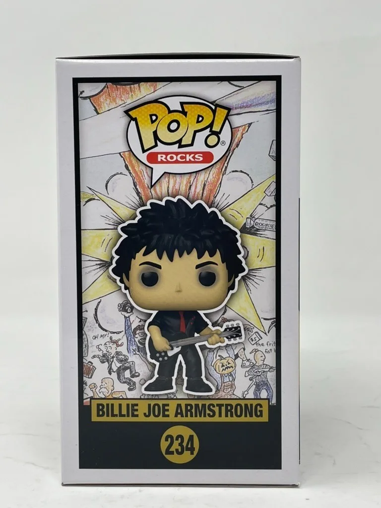 Billie Joe Armstrong Signed Autograph Green Day Funko Pop Figure Beckett COA, изображение 4
