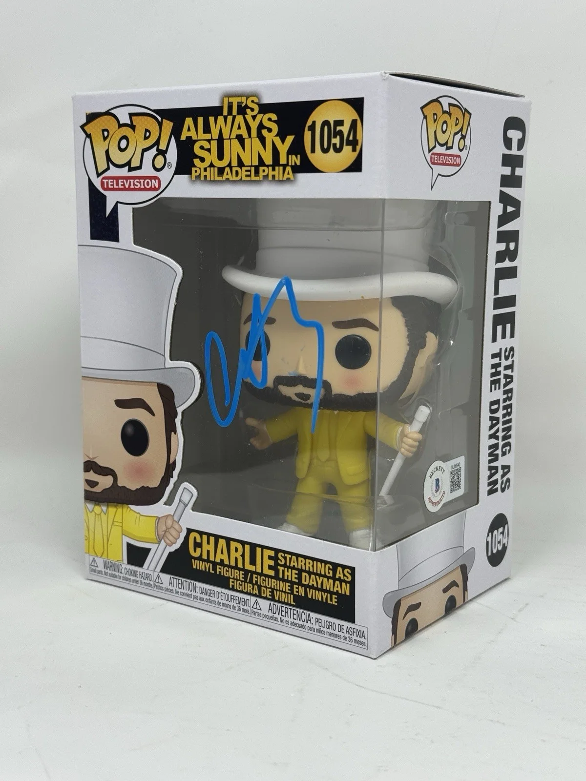 Charlie Day — Charlie Day Signed It's Always Sunny in Philadelphia Funko Pop Dayman Beckett, image 3