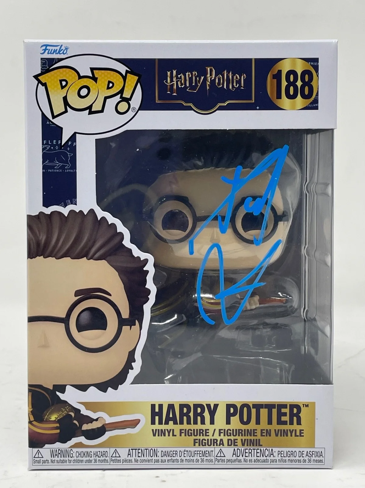 Daniel Radcliffe — Daniel Radcliffe Signed Harry Potter Autograph Funko Pop #188 Figure Beckett COA, изображение 2