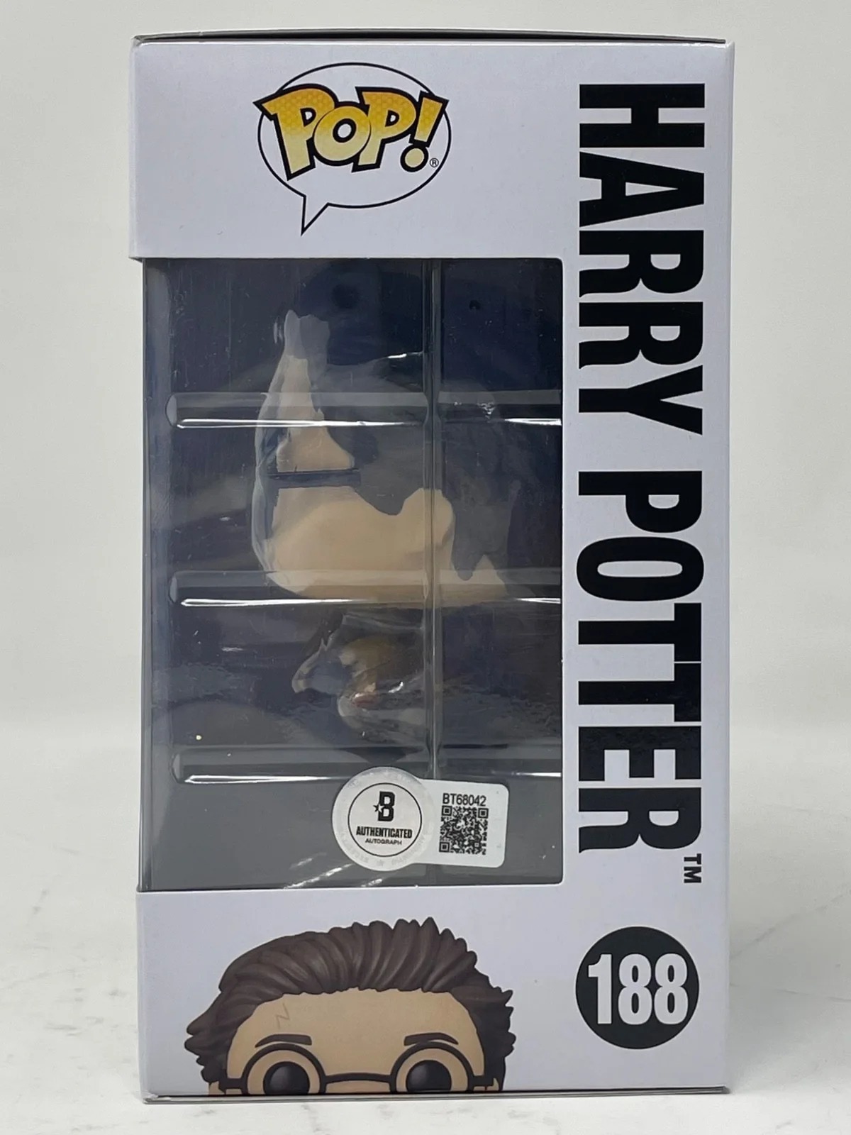Daniel Radcliffe — Daniel Radcliffe Signed Harry Potter Autograph Funko Pop #188 Figure Beckett COA, изображение 3