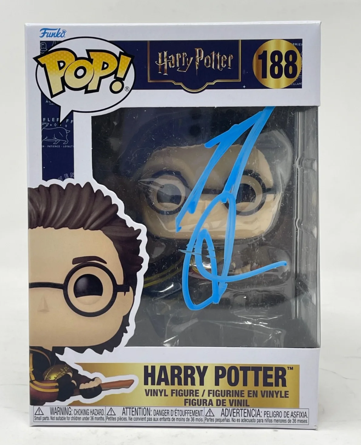 Daniel Radcliffe — Daniel Radcliffe Signed Harry Potter Autograph Funko Pop #188 Figure Beckett COA, изображение 2
