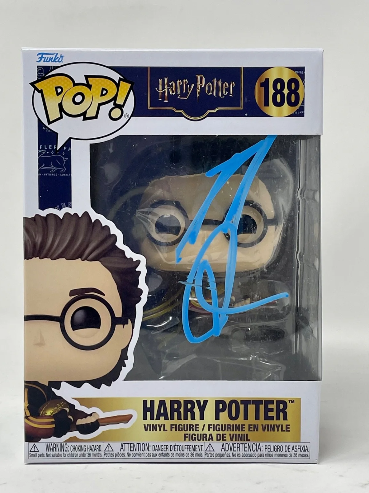 Daniel Radcliffe — Daniel Radcliffe Signed Harry Potter Autograph Funko Pop #188 Figure Beckett COA, изображение 3