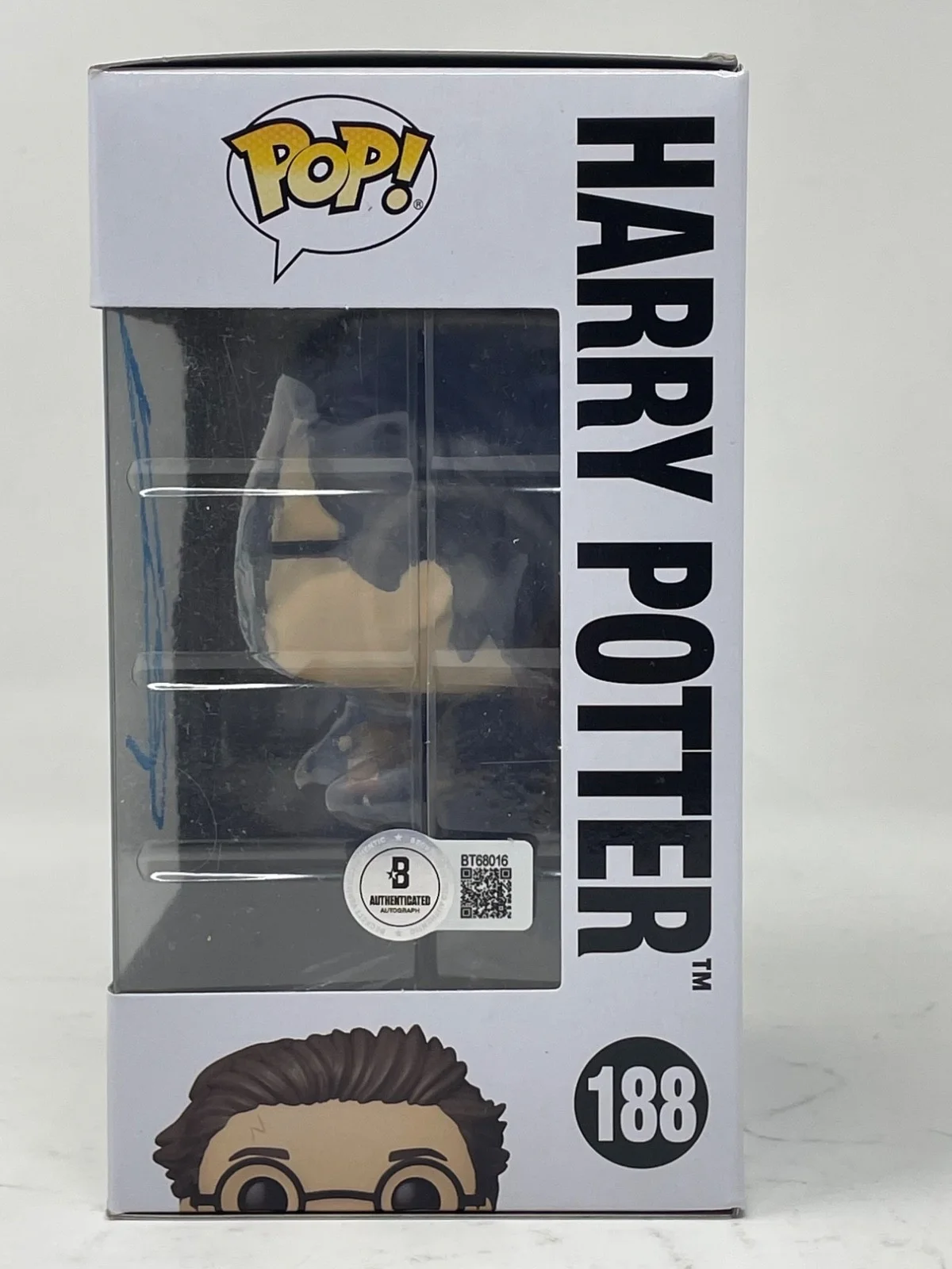 Daniel Radcliffe — Daniel Radcliffe Signed Harry Potter Autograph Funko Pop #188 Figure Beckett COA, изображение 5