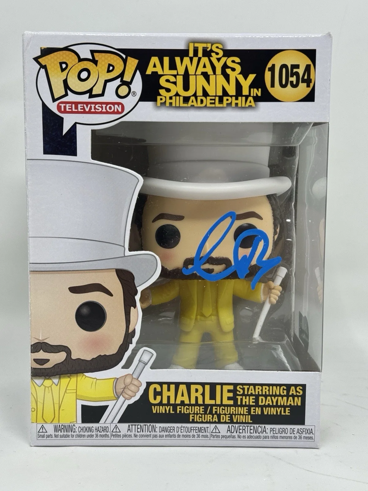 Charlie Day — Charlie Day Signed It's Always Sunny in Philadelphia Funko Pop Dayman Beckett, изображение 2
