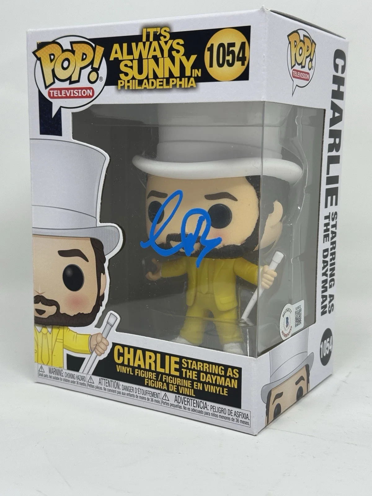 Charlie Day — Charlie Day Signed It's Always Sunny in Philadelphia Funko Pop Dayman Beckett, изображение 3