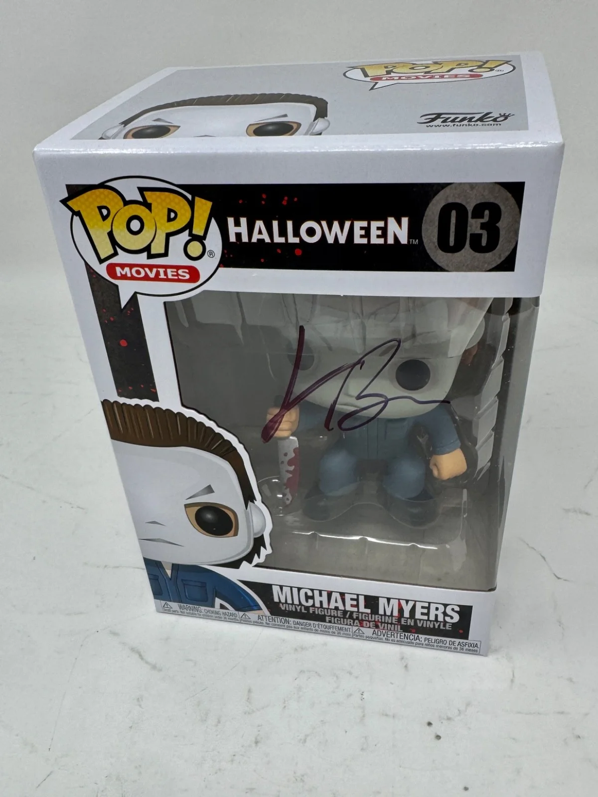 Jason Blum — Jason Blum Signed Halloween Michael Myers Funko Pop #03 Horror Blumhouse BAS COA, image 2