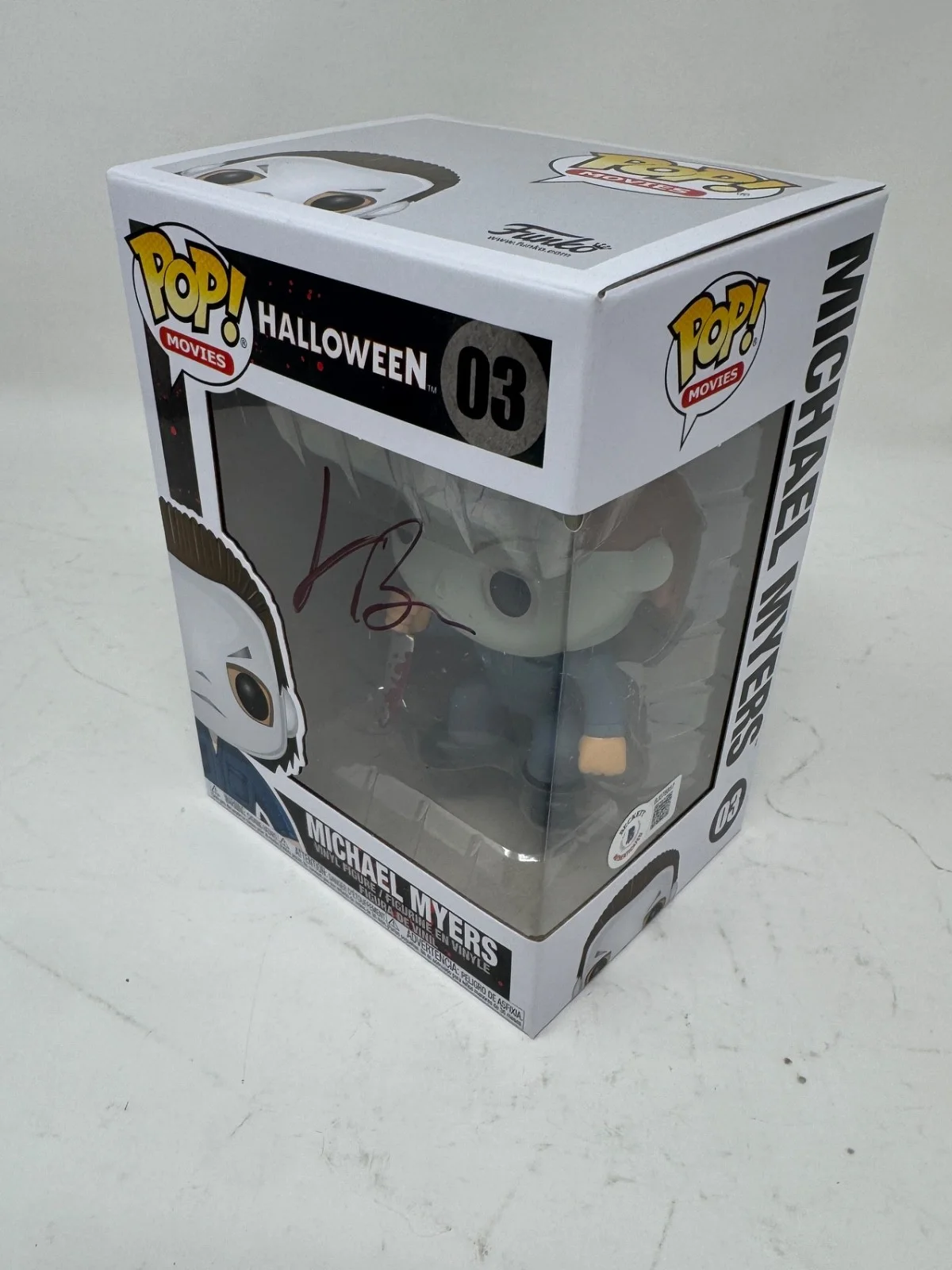 Jason Blum — Jason Blum Signed Halloween Michael Myers Funko Pop #03 Horror Blumhouse BAS COA, image 3