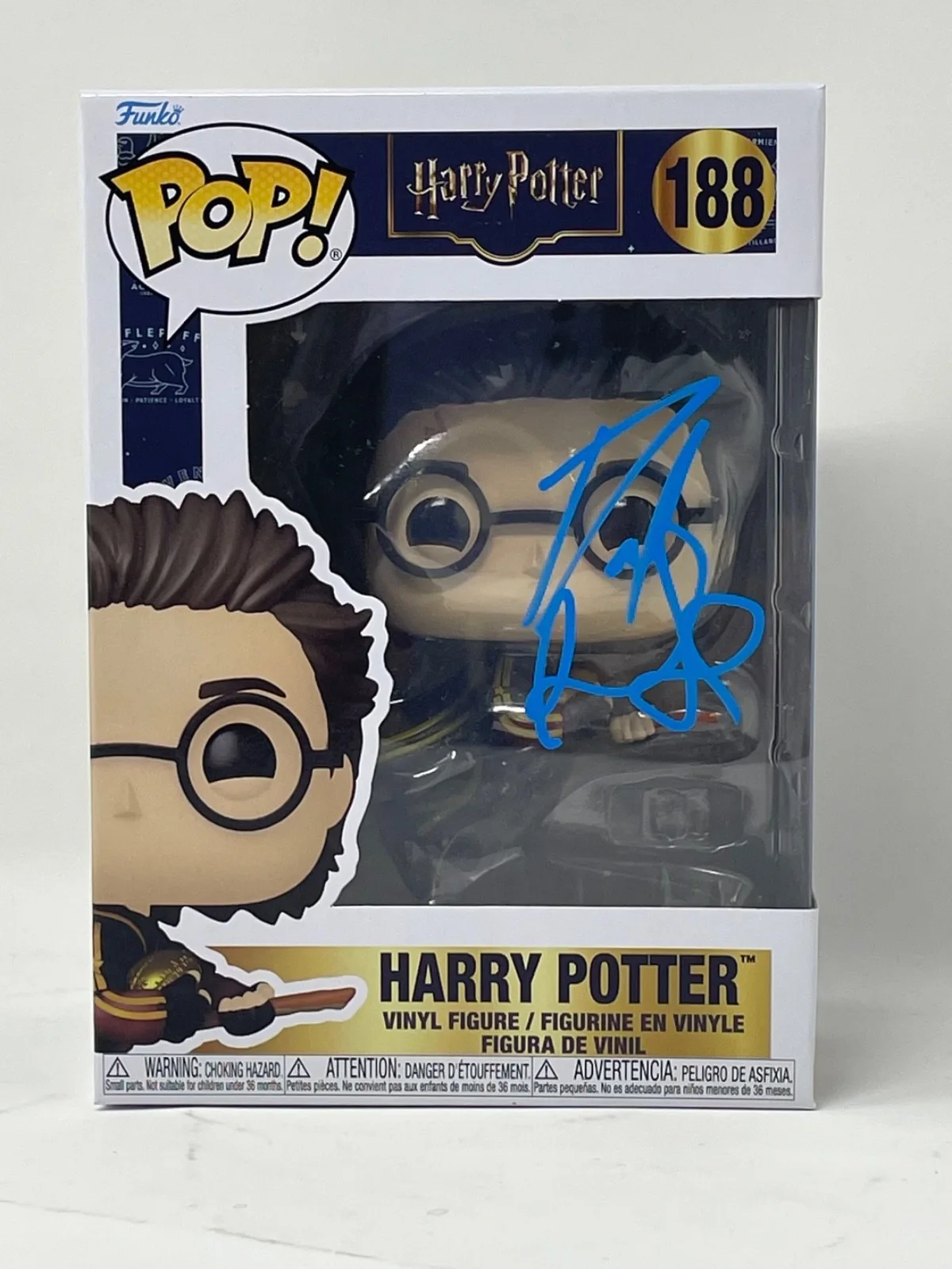 Daniel Radcliffe — Daniel Radcliffe Signed Harry Potter Autograph Funko Pop #188 Figure Beckett COA, изображение 2