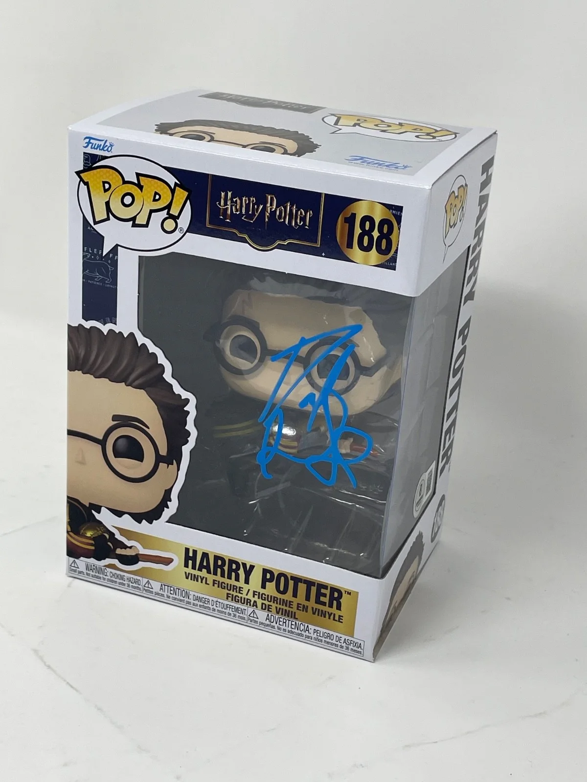Daniel Radcliffe — Daniel Radcliffe Signed Harry Potter Autograph Funko Pop #188 Figure Beckett COA, изображение 3