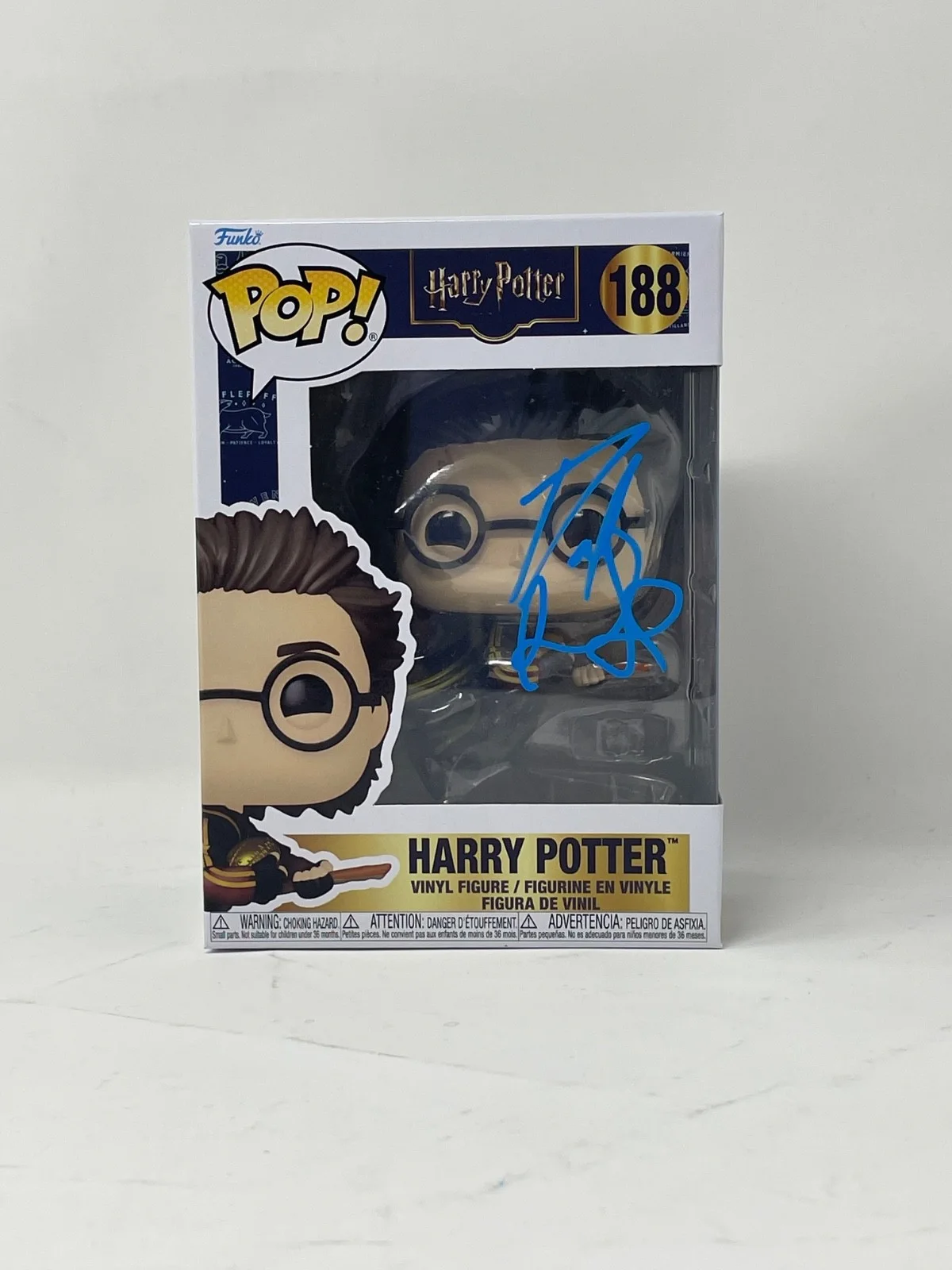 Daniel Radcliffe — Daniel Radcliffe Signed Harry Potter Autograph Funko Pop #188 Figure Beckett COA, изображение 4