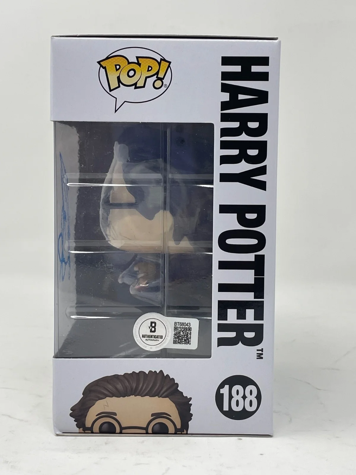 Daniel Radcliffe — Daniel Radcliffe Signed Harry Potter Autograph Funko Pop #188 Figure Beckett COA, изображение 5