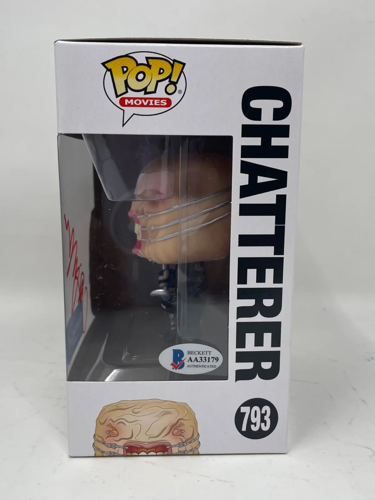 Clive Barker — Clive Barker Signed Hellraiser Chatterer Funko Pop #793 Autograph Beckett COA, изображение 3