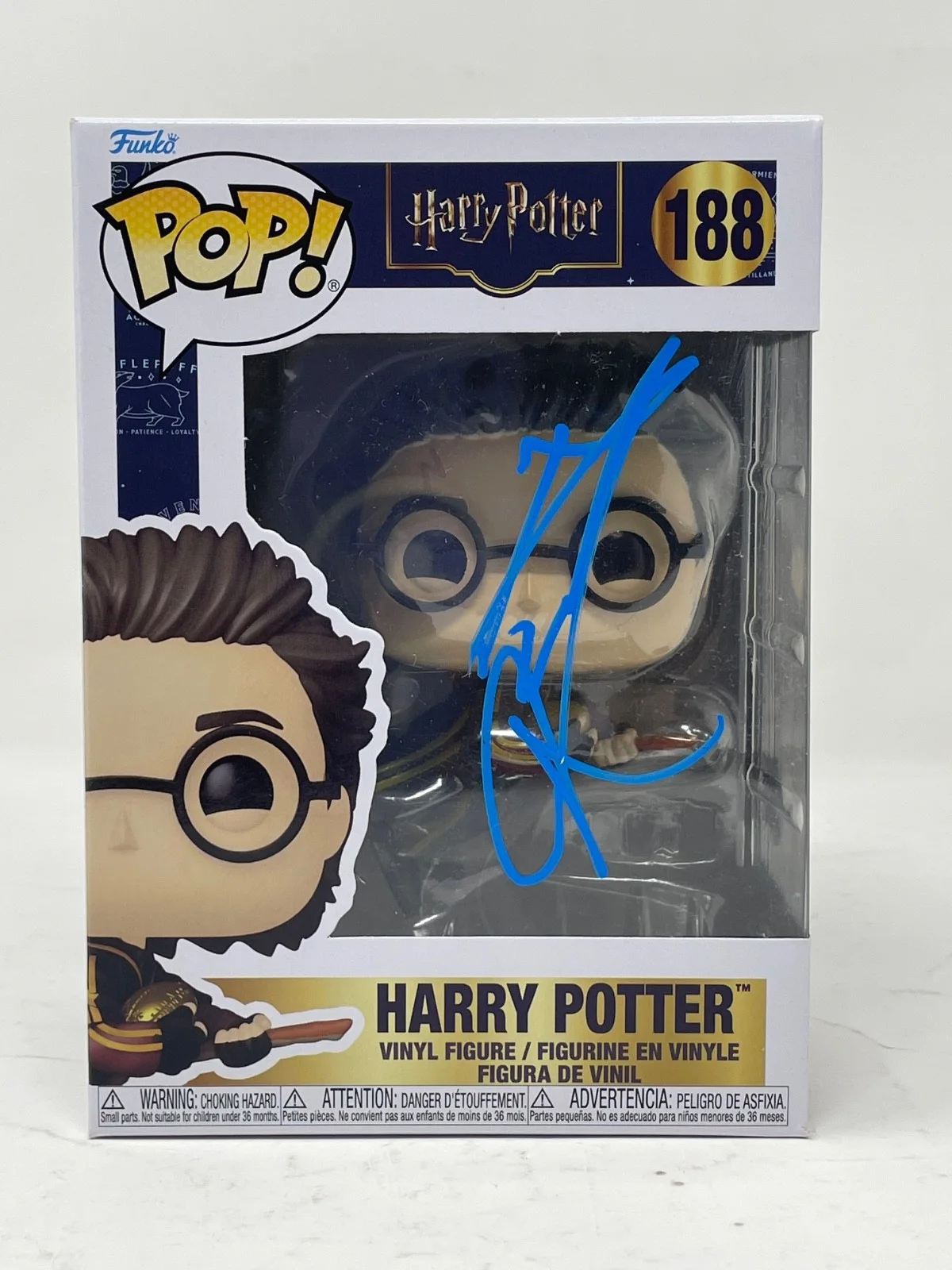 Daniel Radcliffe — Daniel Radcliffe Signed Harry Potter Autograph Funko Pop #188 Figure Beckett COA, image 3